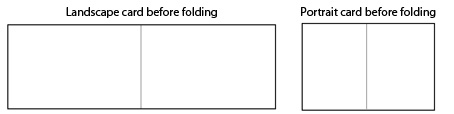 Pre-folded Card examples