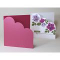 Pearlescent Cloud Corner Card Blanks