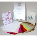 Matte White Scroll Card Blanks