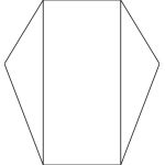 Coloursource 270gsm Pointed Gatefold Card Blanks
