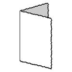Coloursource 270gsm Single Creased Deckle Cards