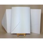 100% Recycled White 300gsm 148x210mm A5 POCKETFOLDS
