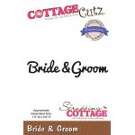 Cottage Cutz Cutting Die - Bride & Groom