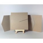 Recycled Kraft 130x130mm Pocketfolds