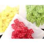 The Hobby House 10mm wide Polka Dot Bows (Variety of Colours)