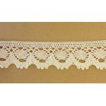 30mm Wide Scalloped Crochet Style Vintage Lace (METRE)