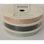 9mm Wide Organza Ribbon - Papermania Wedding Collection