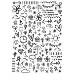 Doodles - KaiserCraft Embossing Folder