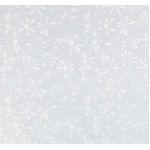 White Floral Patterned Paper