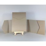 Cairn Natural Kraft Recycled 350gsm A6 POCKETFOLDS