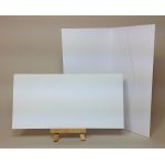 100% Recycled White 300gsm 210x105mm POCKETFOLDS