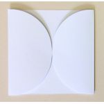 100% Recycled White 300gsm Petal Gatefolds