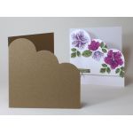 Cairn Natural Kraft Recycled 350gsm Cloud Corner Card Blanks