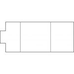 Old Mill Bianco 300gsm White Pop-Up Place Cards