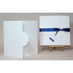 Old Mill Bianco 300gsm White Half Moon Card Blanks