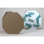 Recycled Kraft Octagon Card Blanks