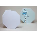100% Recycled White 300gsm Octagon Card Blanks
