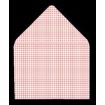 Printed Gingham, Plaid and Tartan Envelope LINERS for gummed envelopes