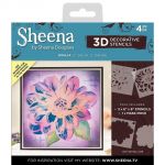 Dahlia - Sheena Douglass 3D Decorative Stencil