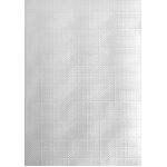 Tartan/Weave - A4 White Embossed Card