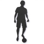 Football Player - Silhouette Die Cuts (10pcs)