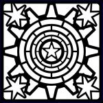 Steampunk Stars - Creative Expressions 17 x 17cm Stencil