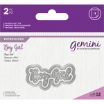 Gemini Expressions - Word Dies - Boy Girl