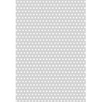 160gm White Polka Dots