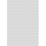 160gm White Polka Dots