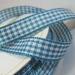 10mm Gingham Ribbon (5 metre ROLL)