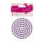 5mm Self Adhesive Stones - Purple