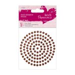 5mm Self Adhesive Stones - Bronze