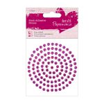 5mm Self Adhesive Stones - Pink