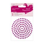 5mm Self Adhesive Stones - Pink