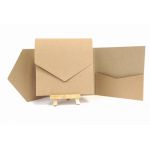 Recycled Kraft 145x145mm POCKETFOLDS