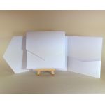 Old Mill Bianco 300gsm White 145x145mm POCKETFOLDS