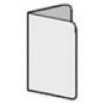 Olin Smooth 300gsm Absolute White Single Creased Round Corner Card Blanks