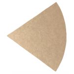 Recycled Kraft Round Cornered Uncreased Card