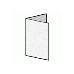 Quality White Arco Creased Cards - 250gsm