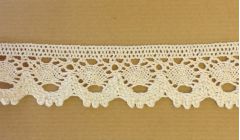 30mm Wide Scalloped Crochet Style Vintage Lace (METRE)