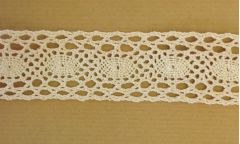 35mm Wide Crochet Style Vintage Lace (METRE)