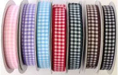 16mm Gingham Ribbon (METRE)