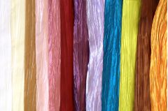 50mm Wide Crinkle Satin Ribbon (METRE)