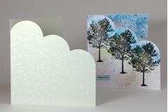 Comet & Precious Pearl Cloud Corner Card Blanks