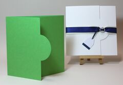 Colorset 270gsm 100% Recycled Half Moon Card Blanks