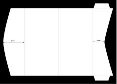 210x105mm (DL) Landscape Pocketfold