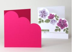 Olin Colours 240gsm Cloud Corner Card Blanks