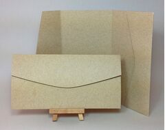 Recycled Kraft 210x105mm POCKETFOLDS