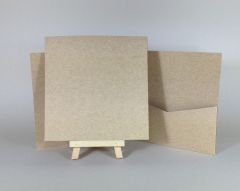 130x130mm  Flapless Book Pocketfold