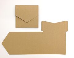 Cairn Natural Kraft Recycled 350gsm 145x145mm POCKETFOLDS